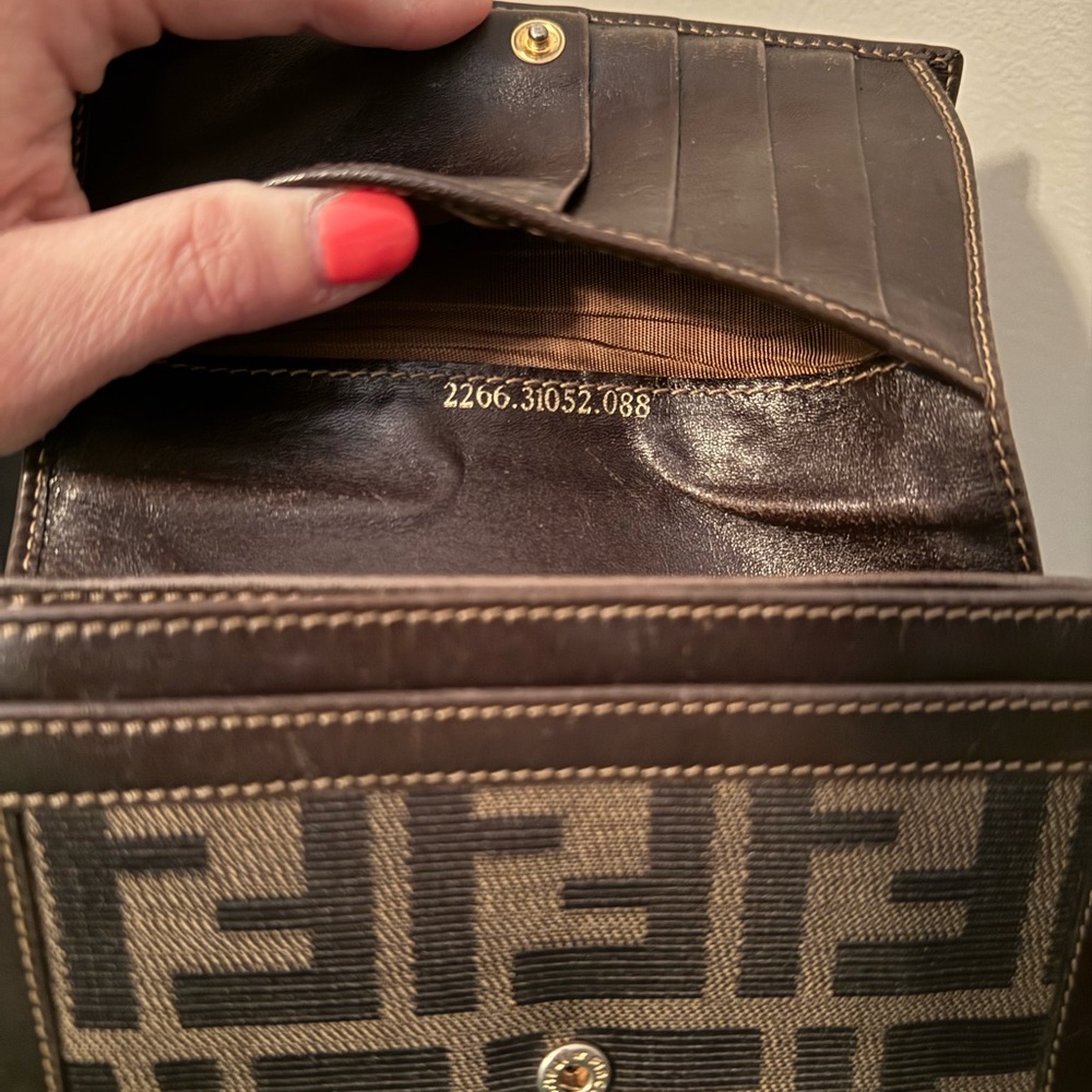 Fendi Zucca Compact Wallet - Picture 7 of 8